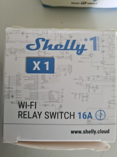 Zdjęcie oferty: Shelly 1 switch 16a inteligentny przekaźnik wifi