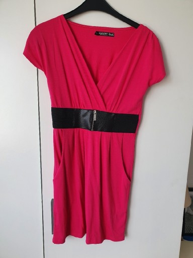 Zdjęcie oferty: Różowa sukienka z kieszeniami XS