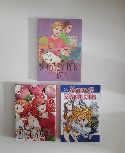 Zdjęcie oferty: Mangi manga 3 sztuki zestaw Seven Deadly Sins