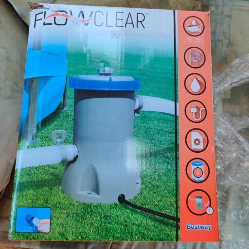 Zdjęcie oferty:   Pompa filtracyjna Flowclear do basenu + 2 wkłady