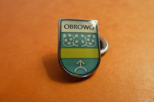 Zdjęcie oferty: Obrowo Pow. Toruń Herb pin przypinka