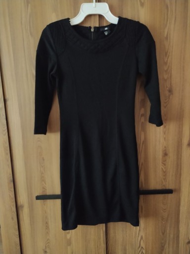 Zdjęcie oferty: Czarna sukienka rozmiar XS H&M