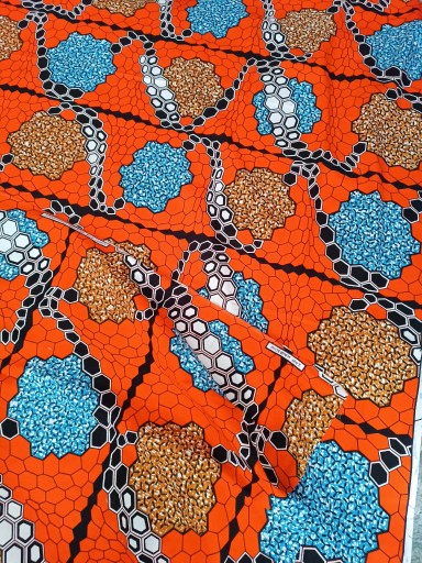Zdjęcie oferty: Afryka Nigerian Wax kupon bawełny
