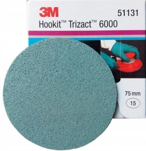 Zdjęcie oferty: 3M 51131 hookit trizact 6000 krążki scierne