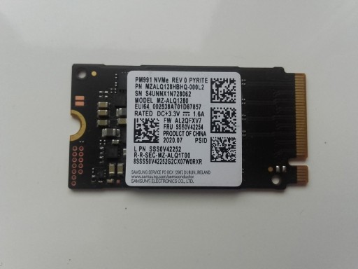 Zdjęcie oferty: Dysk SSD NVME PCI-E 128GB M.2 2280 Samsung dla Len