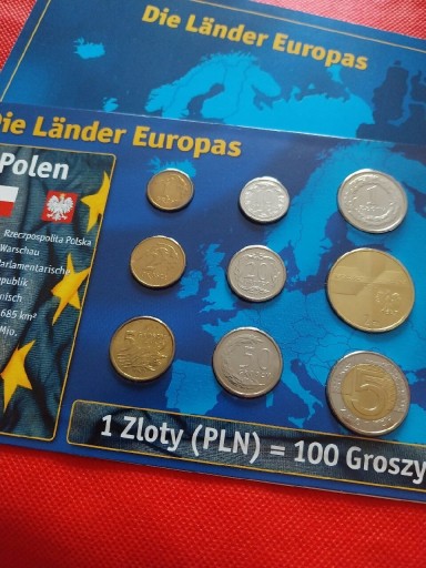 Zdjęcie oferty: Zestaw monet obiegowych polskich 5 zl 2009 UNC