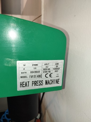 Zdjęcie oferty: Prasa transferowa 40x60 cm 