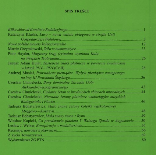 Zdjęcie oferty: Biuletyn Numizmatyczny 325/2002