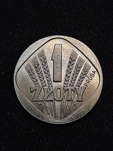 Zdjęcie oferty: 1 złoty 1958 złotówka próba Polska wykopki monet