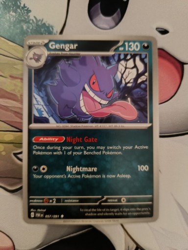 Zdjęcie oferty: Karta Pokemon Gengar (PAF 057)