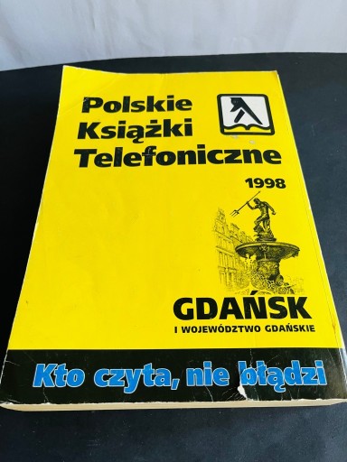 Zdjęcie oferty: KSIĄŻKA TELEFONICZNA GDAŃSK 1998r.