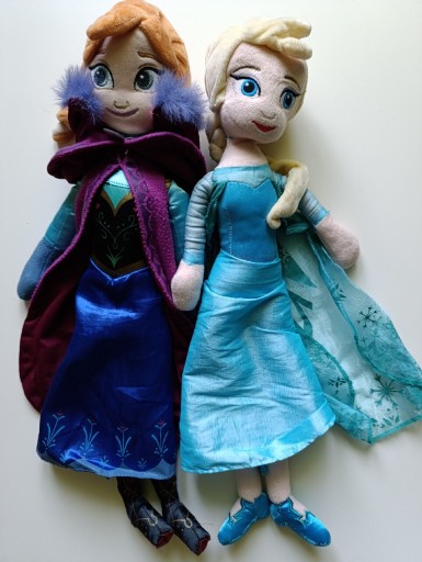Zdjęcie oferty: Anna i Elsa, lalki maskotki 40cm Kraina Lodu