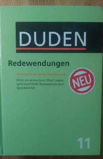 Zdjęcie oferty: Duden- Redewendungen- Idiomy