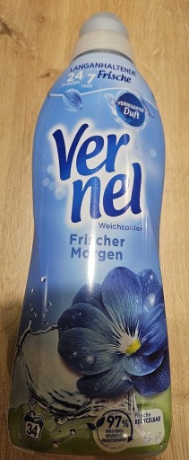 Zdjęcie oferty: Płyn płukania Vernel 850ml 34 prań Frischer Morgen