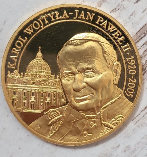 Zdjęcie oferty: Medal z kolekcji Wielcy Polacy Jan Paweł II 