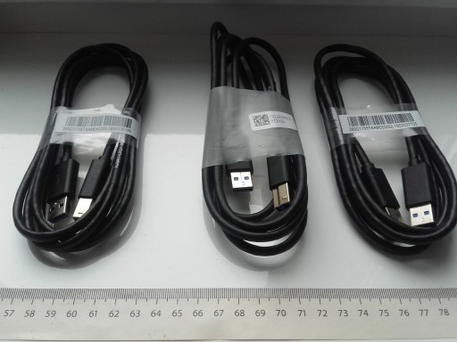 Zdjęcie oferty: Kabel USB_3.0 A-B 180cm, kolor czarny, NOWY, N26R1