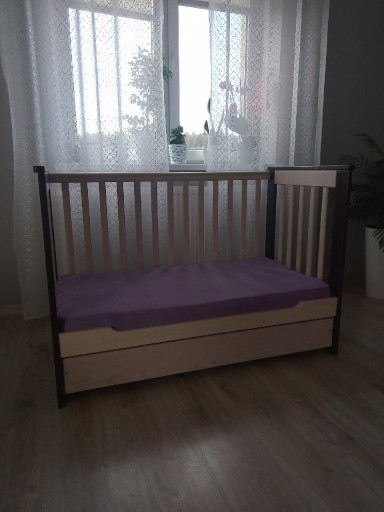 Zdjęcie oferty: sprzedam drewniane łóżeczko dziecięce