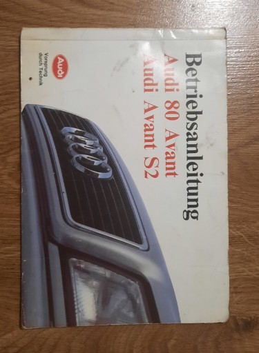 Zdjęcie oferty: Instrukcja Audi 80