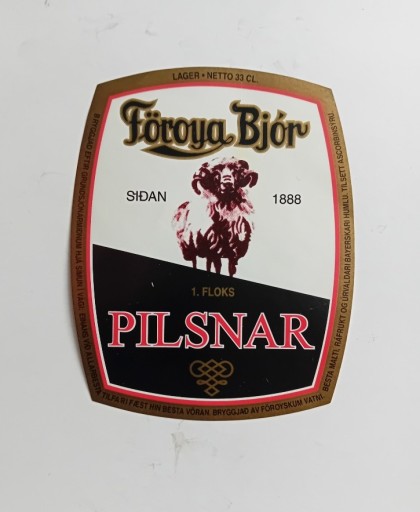 Zdjęcie oferty: Etykieta piwa z Wysp Owczych