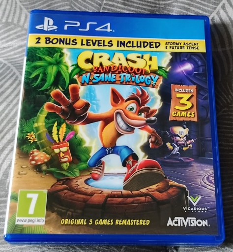 Zdjęcie oferty: Crash Bandicoot N. Sane Trilogy PS4