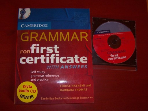 Zdjęcie oferty: Grammar for First Certificate Answers Płyta Cambri