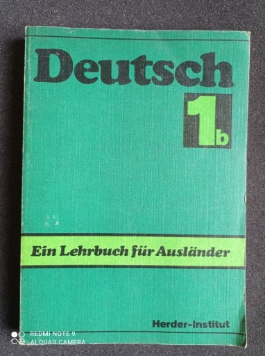 Zdjęcie oferty: Deutsch 1b LEHRBUCH FUR AUSLANDER. TEIL 1b