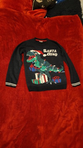 Zdjęcie oferty: Sweter Świąteczny Santa Dino święta