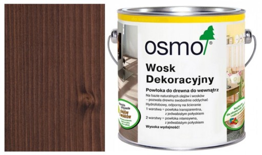 Zdjęcie oferty: Osmo wosk olej  transparent 3161 2,5 l heban