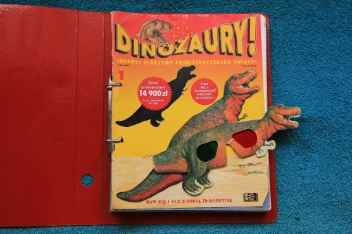 Zdjęcie oferty: Dinozaury! deAgostini lata '90 1994 Zestaw