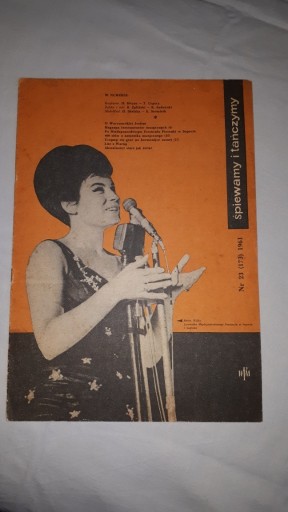 Zdjęcie oferty: Śpiewamy i tańczymy -głos i fortepian-23(173) 1961