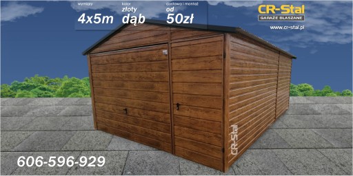 Zdjęcie oferty: Garaż blaszany. 4x5 m. Dodatkowe drzwi. Profil zamknięty.
