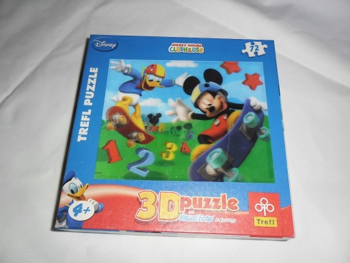 Zdjęcie oferty: puzzle 3D 72 elementy DISNEY Mickey Mouse wiek 4++