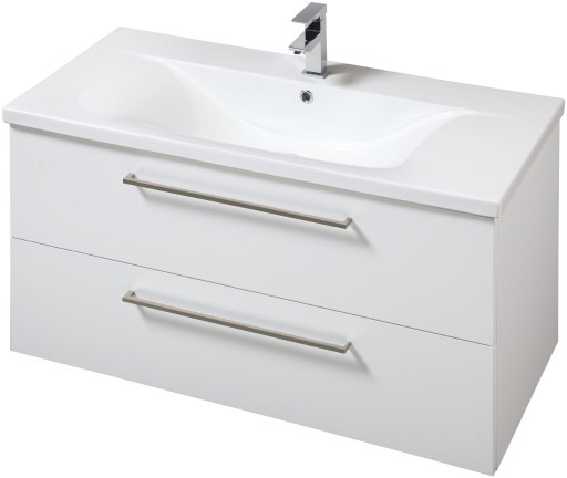 Zdjęcie oferty: Szafka pod umywalkę 80x45 biały matowa WYSOKA JAKOŚĆ cichy domyk NOWA