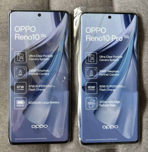 Zdjęcie oferty: Zestaw 2 atrap telefonów Oppo 10 i 10 PRO