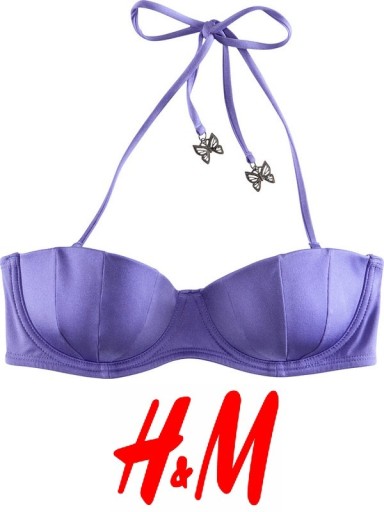 Zdjęcie oferty: góra bikini H&m 75 A xs 34 strój kąpielowy