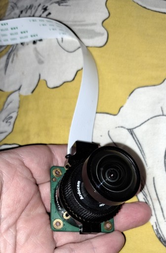 Zdjęcie oferty: Kamera Raspberry Pi 12,3MPx i Obiektyw Fisheye M12 1,56mm z adapterem