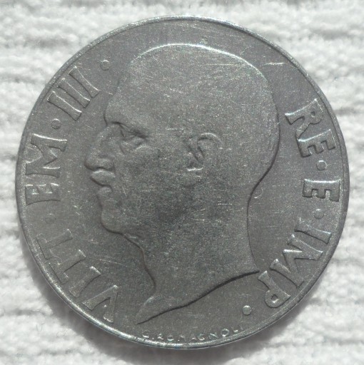 Zdjęcie oferty: Włochy Wiktor Emanuel III 20 centesimi 1941 R XIX