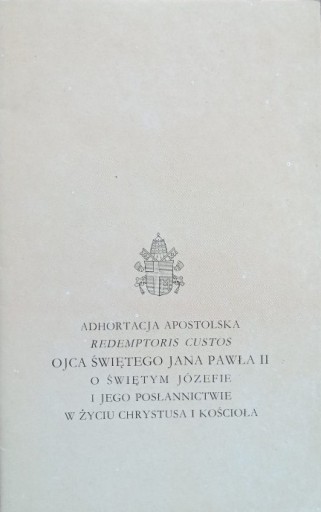 Zdjęcie oferty: Redemptoris Custos - Jan Paweł II