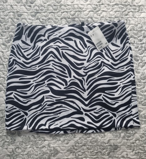 Zdjęcie oferty: Spódnica mini print zebra H&M 38 M nowa