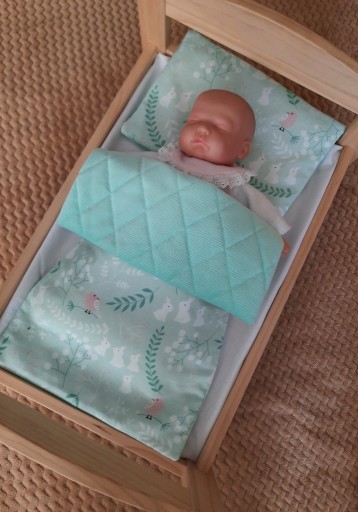Zdjęcie oferty: Nowy komplet pościeli dla lalki 3cz - handmade