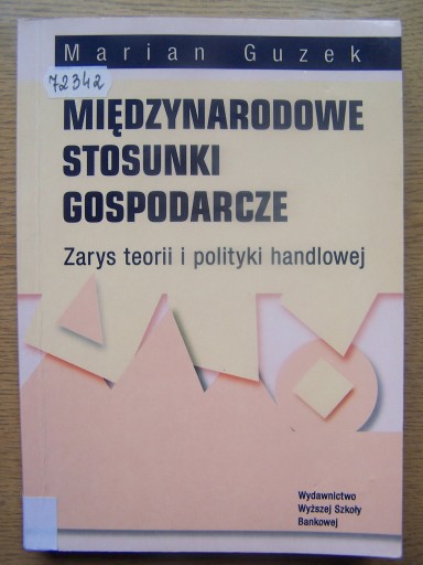 Zdjęcie oferty: MIĘDZYNARODOWE STOSUNKI GOSPODARCZE