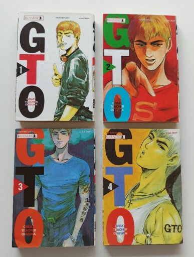 Zdjęcie oferty: GTO - Great Teacher Onizuka - tomy 1-4