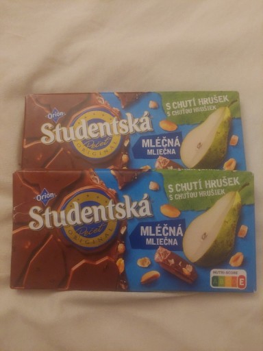 Zdjęcie oferty: 2x Czekolada Studentska 170g z galaretką gruszkową