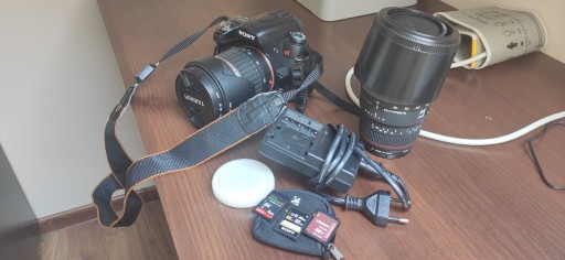 Zdjęcie oferty: Sony Alfa 500 set