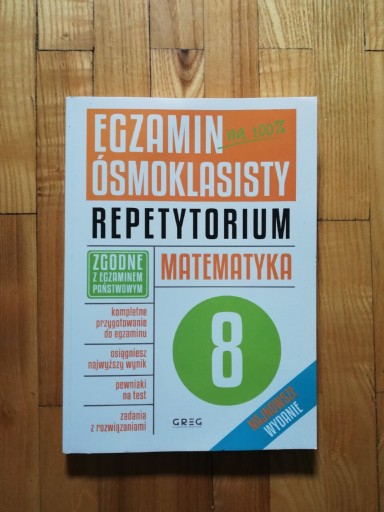 Zdjęcie oferty: książka "Repetytorium ósmoklasisty matematyka" 