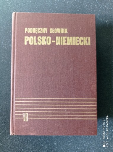 Zdjęcie oferty: Podręczny słownik polsko-niemiecki - Bzdęga, Chode