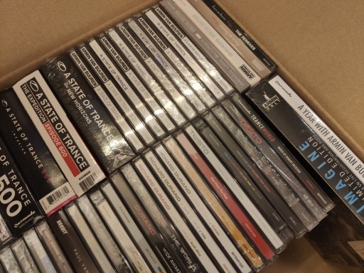Zdjęcie oferty: Kolekcja muzyki Trance, blisko 200 płyt CD, NOWE