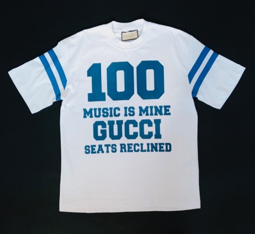 Zdjęcie oferty:  Gucci 100 music is my Gucci t shirt lato rozm L 