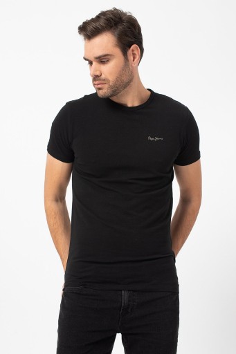 Zdjęcie oferty:  Oryginalny czarny T-shirt Pepe Jeans koszulka