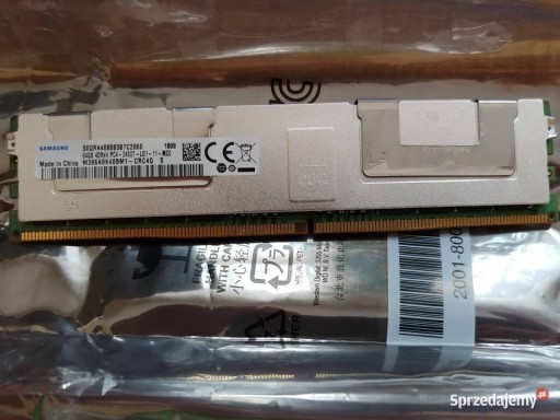 Zdjęcie oferty: Samsung 64GB 4DRx4 PC4-2400T-LD1-11 Serwer RAM